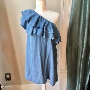 Zara chambray dress